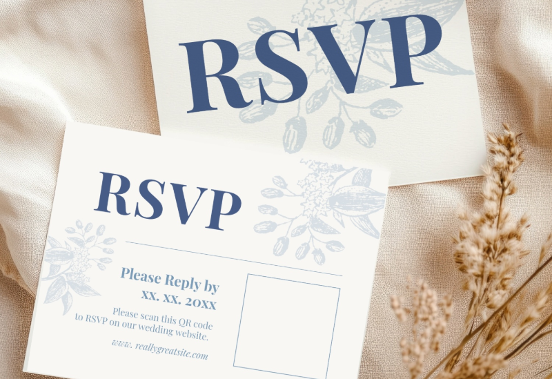 RSVP Card Digital Reply